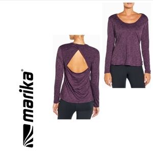 Marika Lotty Long Sleeve Top Women's Purple . Size S